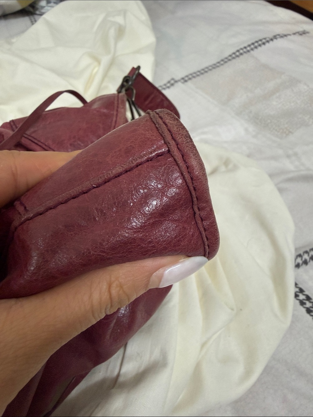 Balanciaga City Bag - Bordeaux - Picture 8 of 9